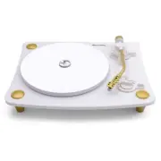 TechPlay Ghost WHT, 2 Speed Belt Driven Turntable with Bluetooth Broadcast
