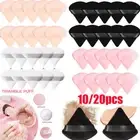 10/20Pcs Triangle Velvet Powder Puff Flours Mini Face Makeup Sponge Soft Cotton