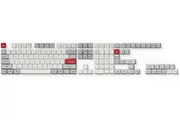 Keychron KSA Double Shot PBT Keycap Set - Light Gray and White