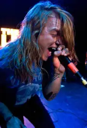 Aaron Gillespie of The Almost at The Fillmore on October 17 2009 i- Old Photo 2