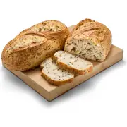 35hr Whole Soybean & Linseed Sourdough Loaf each