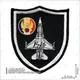 空軍F-16機種章(第4聯隊)(黑色版)