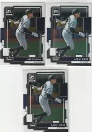 3 AARON JUDGE 2022 DONRUSS OPTIC BASE CARDS