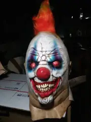 Psycho Killer Klown mask no Don Post halloween jason freddy myers clown insane
