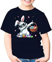 [Generic] Dabbing Bunny Happy Easter Kids Shirt Girl Boy