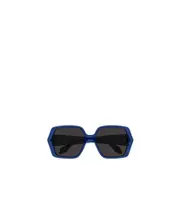 Alaïa Geometric Frame Sunglasses 60 Black