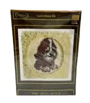 Vtg 1981 Norcross Collectibles Latch Hook Rug Picture Kit Wags 15" x 15" #N7151