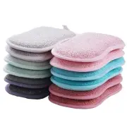 12 Pack Durable Scrub Scouring Sponge, Non-Scratch Microfiber Sponge Along wi...