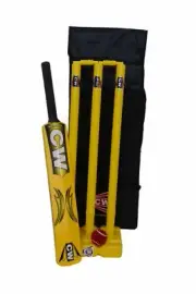 Beach Cricket Full Set -Master Blaster Yellow Plastic Stumps Wicket