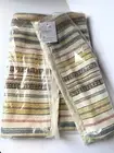 Pottery Barn Cassidy Striped Lumbar Pillow Cover 16x26 Yellow Blue Pink NEW