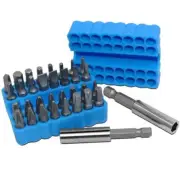 34 PCS Screwdriver Bit Set with Bit Extension Holder Security Screwdriver Bit...
