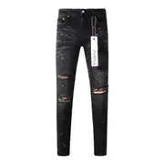 American High Street Hole & Patch Retro Straight Jeans