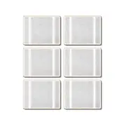 Cinnamon Cork Backed Coasters Set of 6 Hamptons