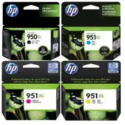 Genuine HP 950XL+951XL 4-ink Value Pack For OfficeJet Pro 276DW 8100 8630 8620