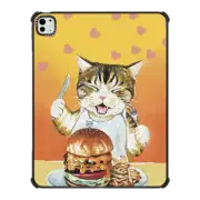 iPad Pro 13-inch (M4) iPad Impact Case Hamburger cat