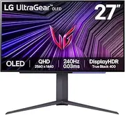 [LG] 27GS95QE-B PC monitor 67.3 cm [26.5] 2560 x 1440 pixels Quad HD OLED Black (OLED 27IN 2560 X 1440 0.03MS - 16:09 1500000:1 HDMI 2.1 X2)