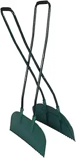 Perfk Leaf Grabber Leaf Picker Yard Tools Convenient with Long Handle Garden Rake for Leaves Easy Use Leaf Scoops Fallen Leaf Rake, Solid