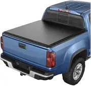ATATQH Soft Tri-Fold Tonneau Cover Truck Bed Covers Compatible for 2015-2024 Colorado/Canyon 5.2FT Bed w/Lamp | 5.2' (61.7") Bed