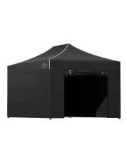 Instahut 3x4.5M Outdoor Gazebo - Black