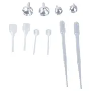 10pcs Small Metal Dispenser Funnel For Precise Liquid Transfer In Bottles