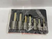 SNAP-ON 307ESAMY 7PC 1/2" DRIVE METRIC HEX BIT SOCKET DRIVER SET