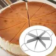 Divide Equally Pizza Cutter with Handle Cake Slicers Pancake Divider Bakery