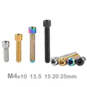M4x8 10 13.5 15 20 25mm Ti titanium screws bicycle front derailleur adjustment