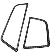 Carbon Fiber Car Side Air Outlet Frame Decorative Sticker For Bmw 5 Series F10 2011-2017