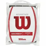 Wilson Overgrip, Advantage Overgrip, Unisex, Black, Pack of 12, WRZ4034BK