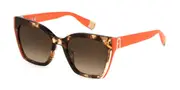 Furla SFU708 02AD Women’s Sunglasses Tortoiseshell Size 54