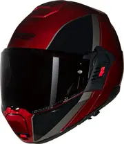 Nolan N120-1 Verniciatura Speciale 344, modular helmet , color: Dark Red/Dark Grey/Black , size: S