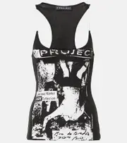 [Y/Project] Y/Project Printed cotton jersey tank top AU 16 multicoloured