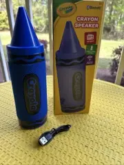 RARE Crayola Bluetooth Crayon Speaker CBT450B (Blue)