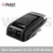 INavi Quantum 4K 2ch UHD GPS Built-in Car Dash Camera Car Blackbox 128GB