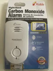 Kidde Night Hawk Carbon Monoxide Alarm AC Plug-In Battery Backup Brand New