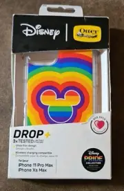 Otter Box iPhone 11 Pro Case Disney Pride Collection Rainbow W/ Disney Logo