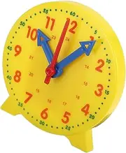 FIXOSHEE Teaching Clock Kit Preschool Classroom Learning Puzzle Clock Analog Clock for Kids Learning Teaching Clock Model Interactive Toys Toddler Learning Toys Classroom Decor