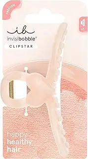 invisibobble Clipstar L Heartbeat (1 Piece) - Large Pink Hair Clip with Heart Detail - For Women, Children & Girls - Hair Clips Set for Thin Hair & Playful, Romantic Looks