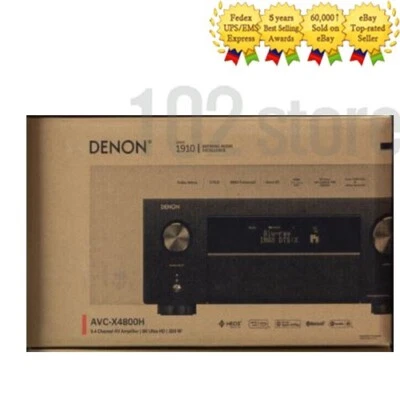 Denon AVC-X4800H 9.4ch 200W 8K AV Amplifier with 3D Audio HEOS® Built-in 220V