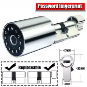 Euro Profile Lock Body Compatible Cylinder Tuya Fingerprint Smart Password lock