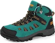 @ R CORD Womens Hiking Boots Waterproof Lightweight Hiking Boots Women Ankle Support Hiking Shoes Backpacking Boots Breathable Non-slip Hiking Boot for Outdoors, Orange, 9
