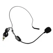 3.5mm Plug Screw Collar Wired Headset Headworn Microphone AWM6032U Series NEW
