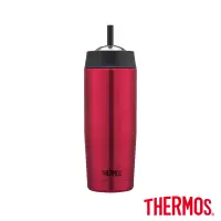 在飛比找博客來優惠-【THERMOS 膳魔師】不鏽鋼真空吸管隨行瓶0.47L(T