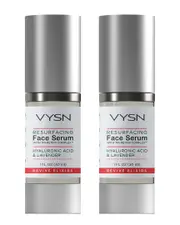 VYSN Unisex 1oz Resurfacing Face Serum with Tri-RetinX Complex - Hyaluronic Acid & Lavender - 2 Pack
