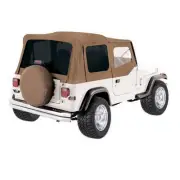 Rampage 68217 Set of Spice Denim Soft Top Frame Hardware for 88-95 Wrangler YJ