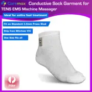 Electrode Conductive Stimulation Sock Garment for TENS Machine Massager Unit
