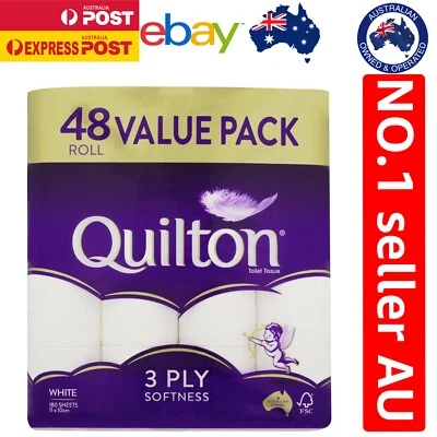 Ultra Soft 3-Ply Toilet Tissue 48 Pack - Septic Safe & Biodegradable