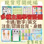 掛圖 ㄅㄆㄇ 123 ABC 九九乘法 台灣 世界地圖 兒童 認知 掛圖 身高尺 兒童 成長 寶寶 身高尺 身高掛尺現貨