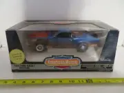 American Muscle UnRestored #4 1970 Ford Mustang Mach 1 Blue 1:18 Scale 1999 MIB