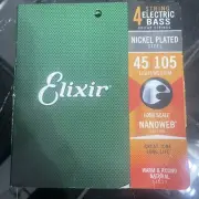 Elixir Strings 14077 Nanoweb Light/Medium, Long Scale Electric Bass Strings BNIB